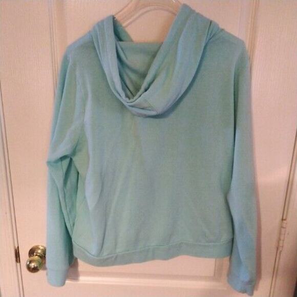 Hurley Sweater Womens Large LG L Blue Green Hoodie Pullover Sweatshirt Ladies - Picture 5 of 12